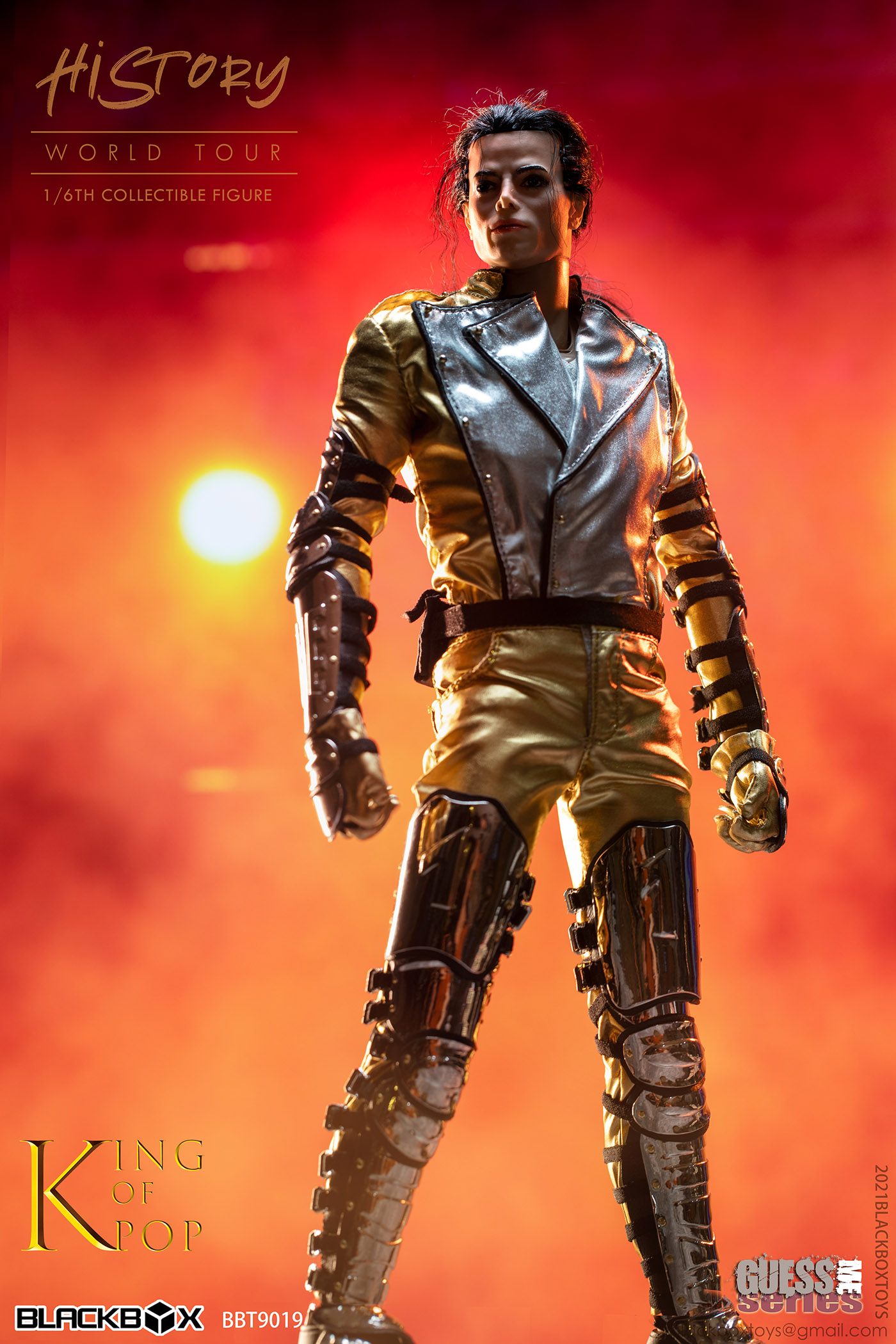 BLACKBOX BBT9019 1/6 GUSEE ME SERIES: HISTORY WORLD TOUR - KING OF POP