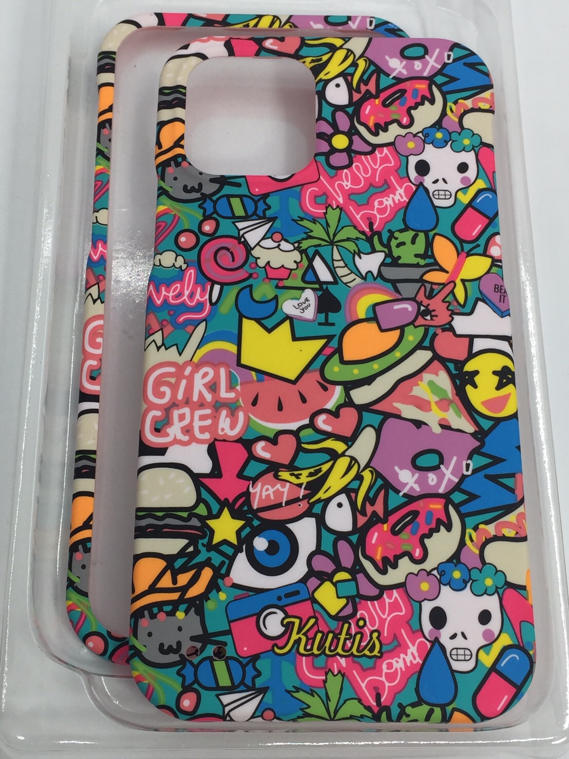 เคสคูทิส(Kutis)เคสไอโฟน12/12PRO(ลายStreet)มาใหม่ เคสประกบหน้า-หลัง เคสเรืองแสง เคสลายวินเทจ ร้านSuperhero Klongthom