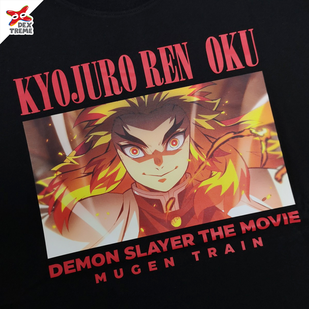 เสื้อยืดการ์ตูนไยบะ Tees Demon Slayer Rengoku