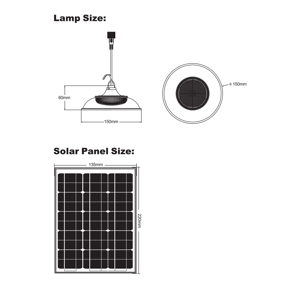 ชุดโคมไฮเบย์ SOLAR SYSTEM 30w แสงขาว