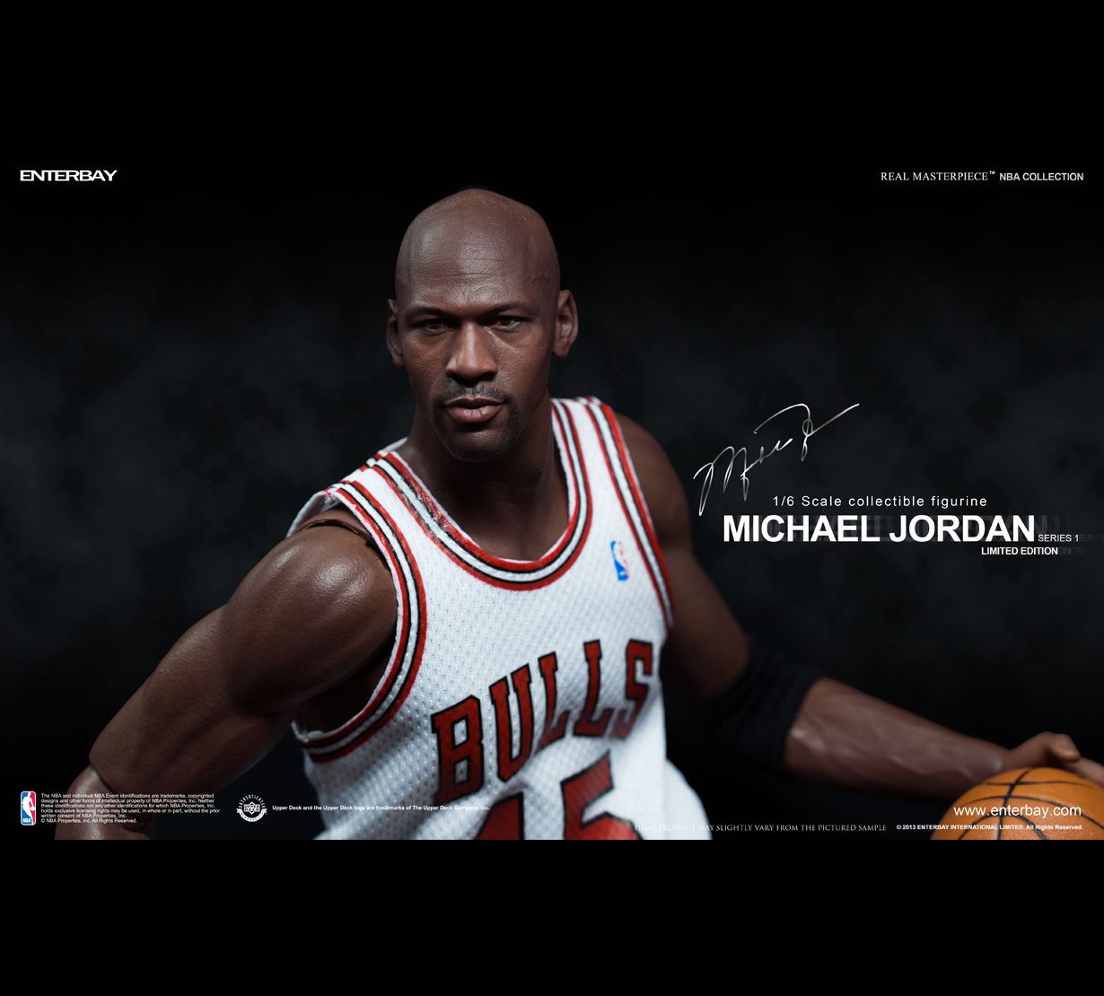 Enterbay chicago bulls 45 (series 1 I'm back michael jordan white)