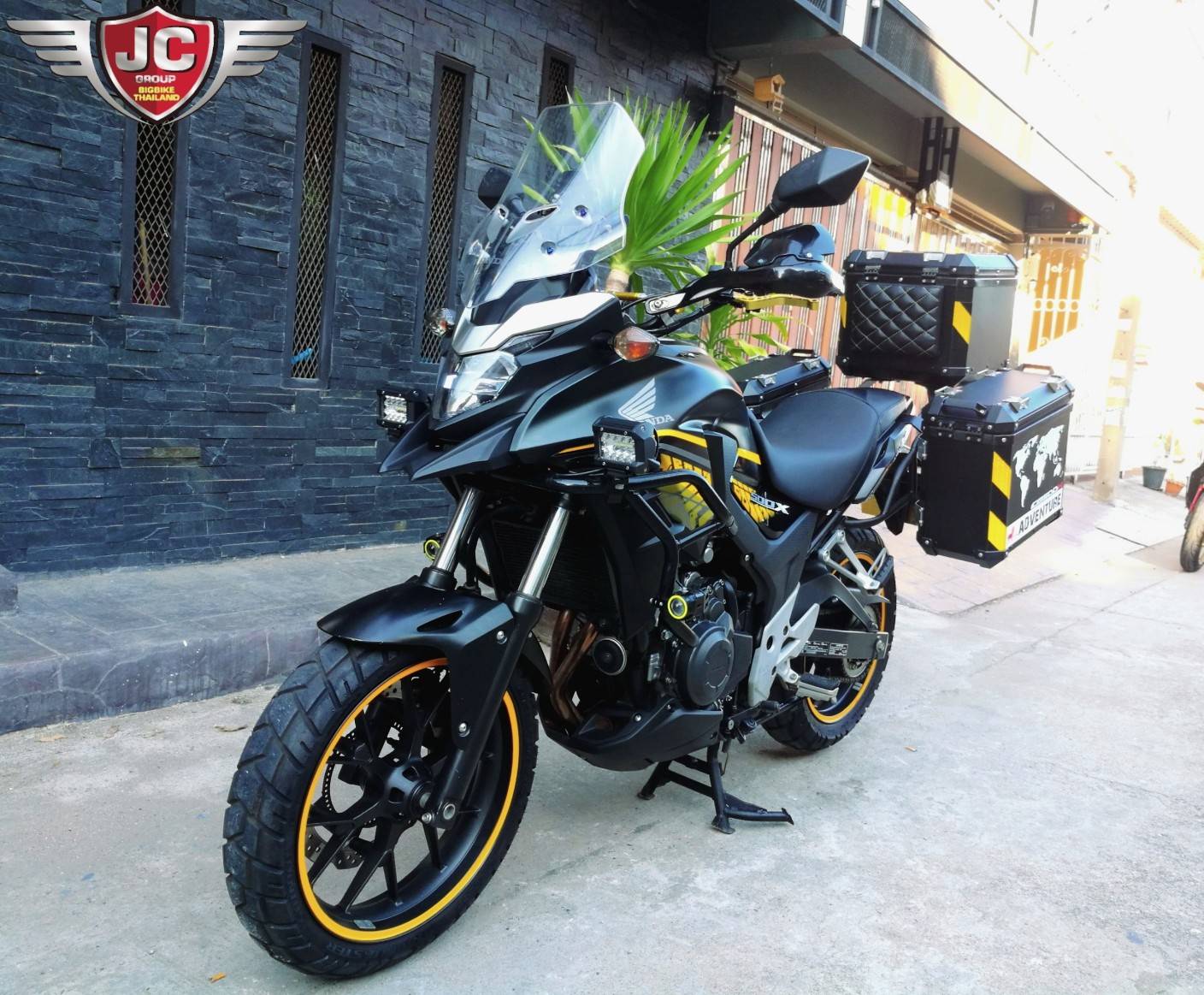 รถบ้านแท้แต่งแต็มทั้งคัน CB500X(abs)----จดทะเบียน ธ.ค.ปี 2013 "Full Options" พร้อมลุย!