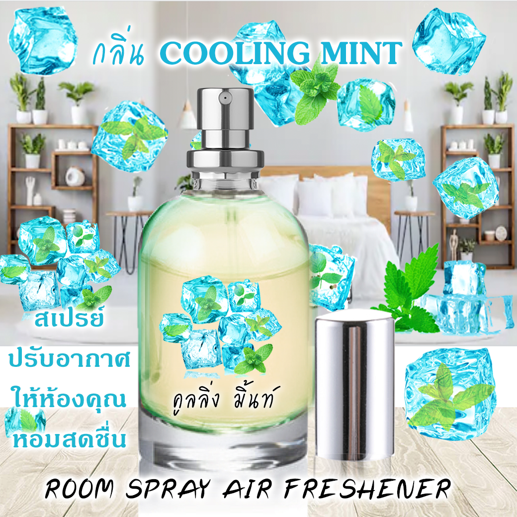 Spray Air Freshener 60ml กลิ่น COOLING MINT คูลลิ่งมิ้นท์
