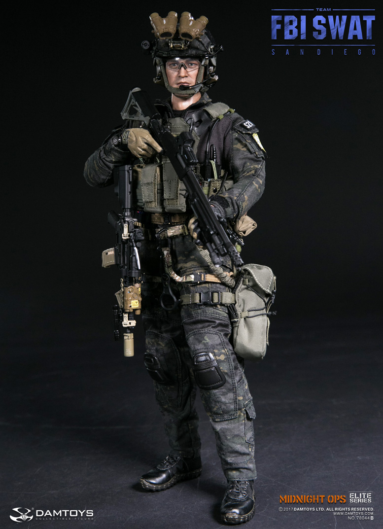 DAMTOYS No.78044 FBI SWAT TEAM AGENT - SAN DIEGO