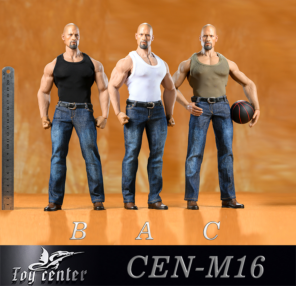 Toy Center CEN-M16 1/6 Strong Man Sports Vest Jeans Suit