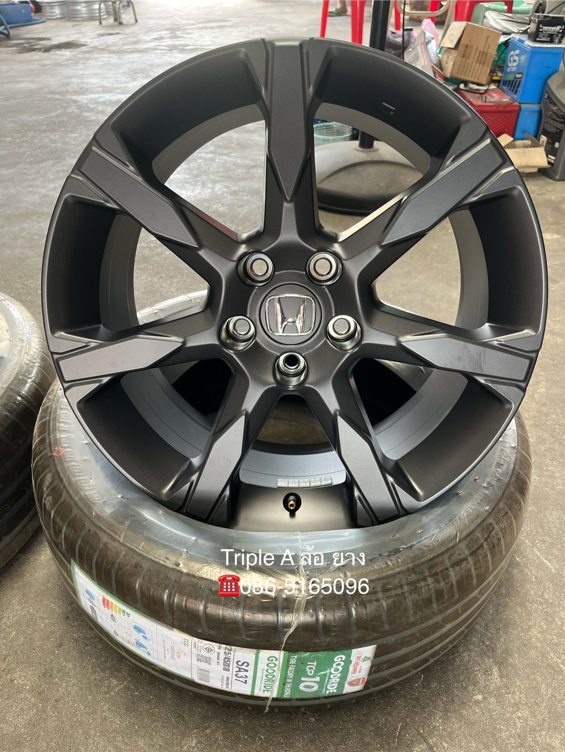✨ล้อแม็กป้ายแดง✨Honda Civic HEV RS รุ่นใหม่ล่าสุด ขอบ 18 พร้อมยางใหม่💯225-45-18 GOODRIDE💥ปี 25💥