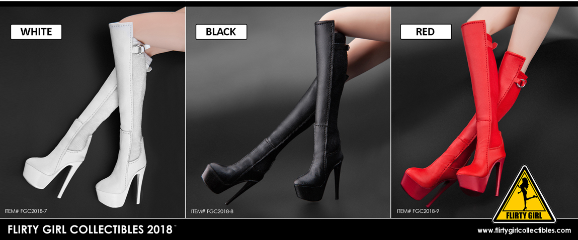 FLIRTY GIRL COLLECTIBLES FGC2018-4 - 9 1/6 High Heel Female Shoes & Boots
