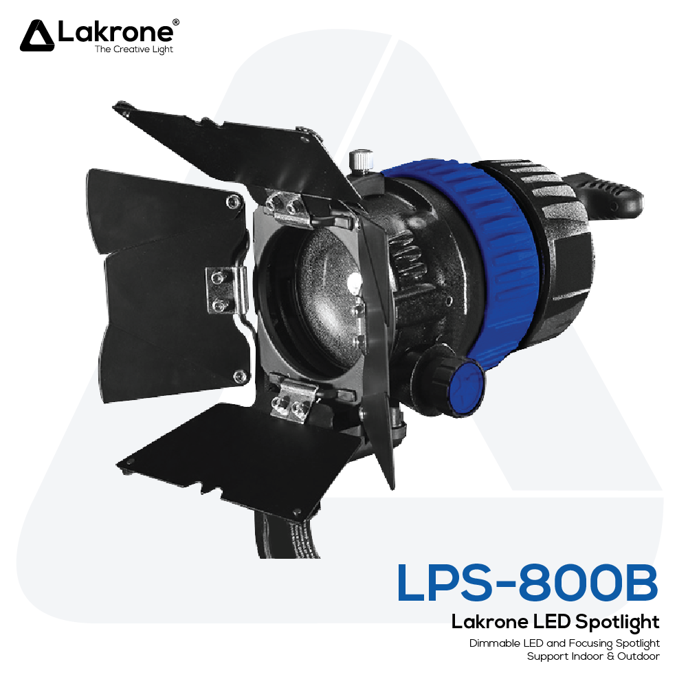 LPS-800B ไฟสปอร์ตไลท์โฟกัส ปรับแสงDimmable LED and Focusing Spotlight รองรับแบตเตอรี่