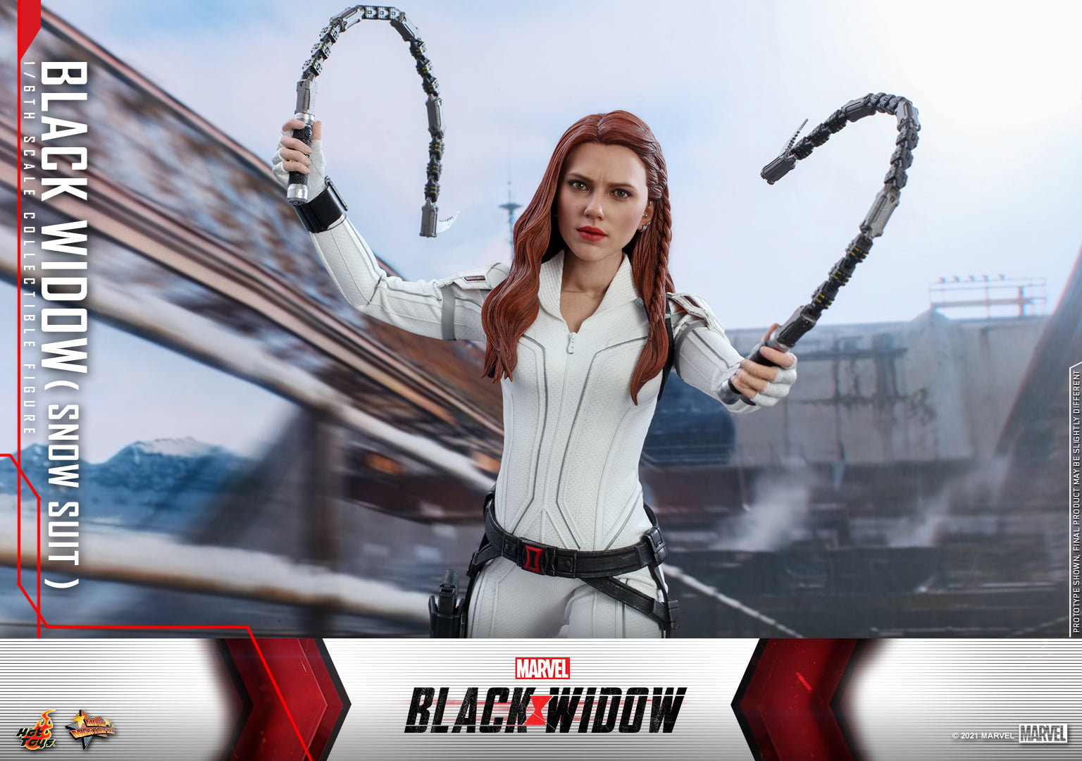 Hot Toys MMS601 1/6 Black Widow - Black Widow (Snow Suit Version)