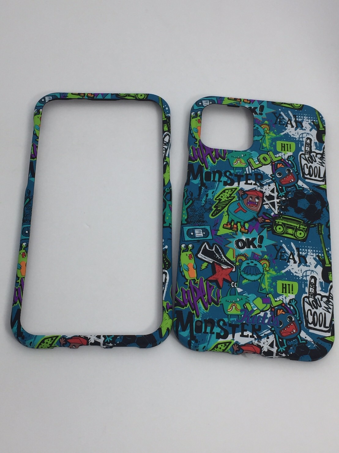 เคสคูทิส(Kutis)เคสไอโฟน12/12PRO(ลายMonster)มาใหม่ เคสประกบหน้า-หลัง เคสเรืองแสง เคสลายวินเทจ ร้านSuperhero Klongthom