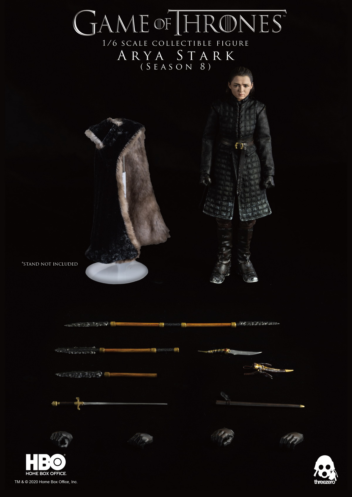 threezero 3Z0143 1/6 Game of Thrones - Arya Stark (Season 8)