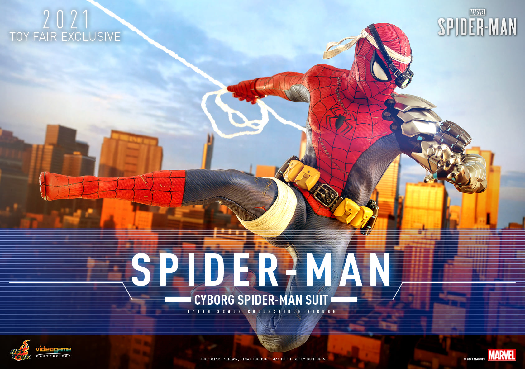Hot Toys VGM51 1/6 Marvel's Spider-Man - Spider-Man (Cyborg Spider-Man Suit) [Toy Fair Exclusive 2021]