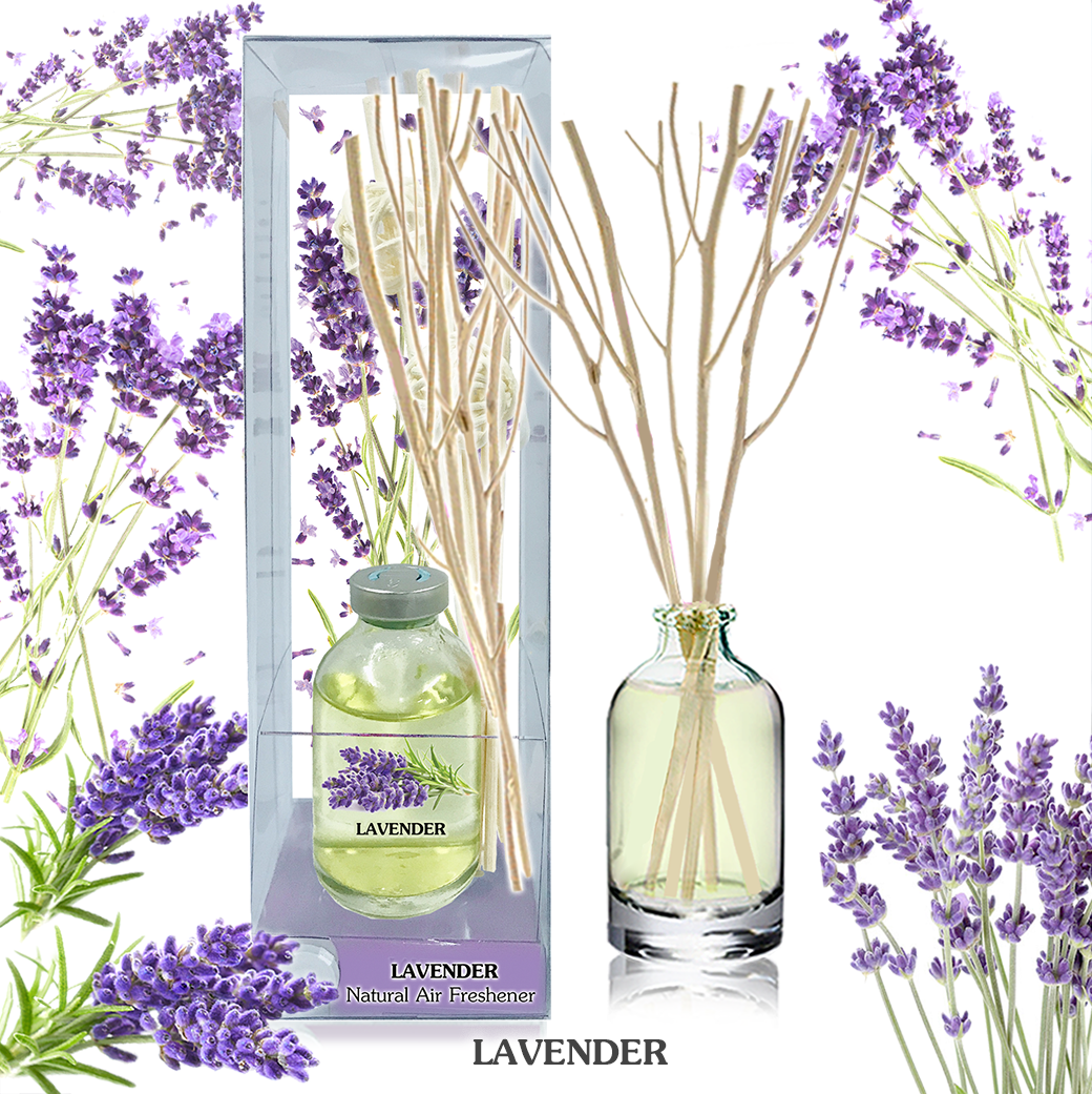 ฟุ้งสบายไม้หอม 40 ml กลิ่น LAVENDER ดอกลาเวนเดอร์