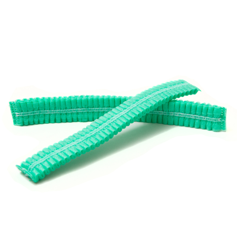 หมวกคลุมผมตัวหนอนสีเขียว (50ชิ้น/แพ็ค) Biosafe