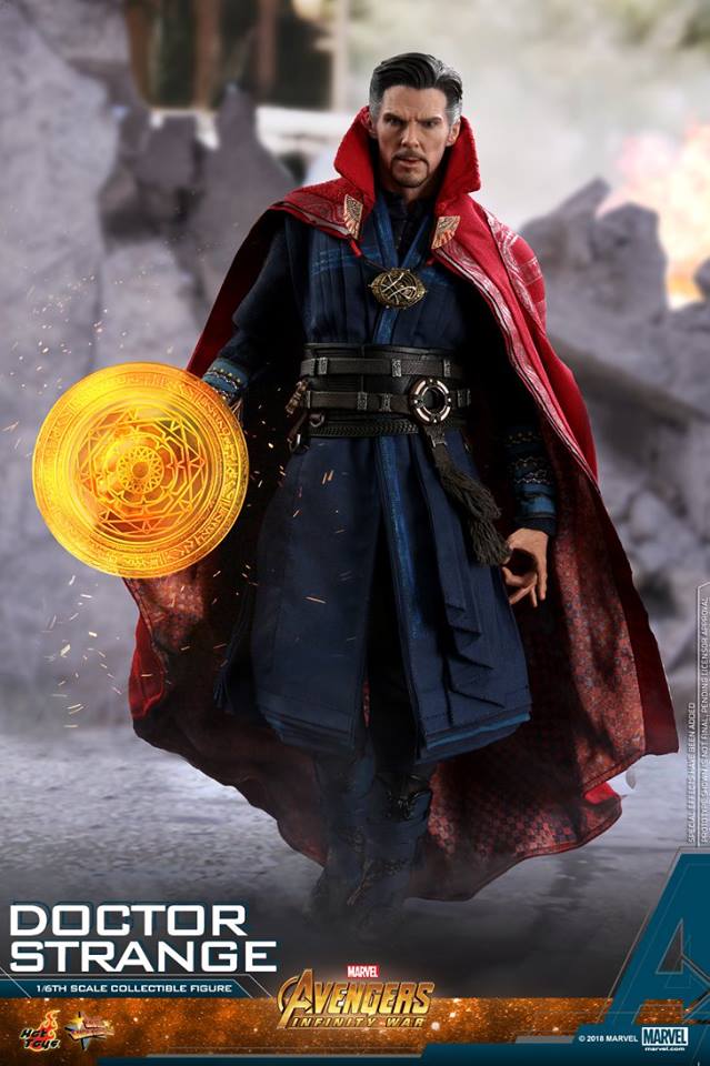 Hot Toys MMS484 AVENGERS INFINITY WAR - DOCTOR STRANGE + DJ-CUSTOM AS001 1/6 THE IMAGES OF IKKON