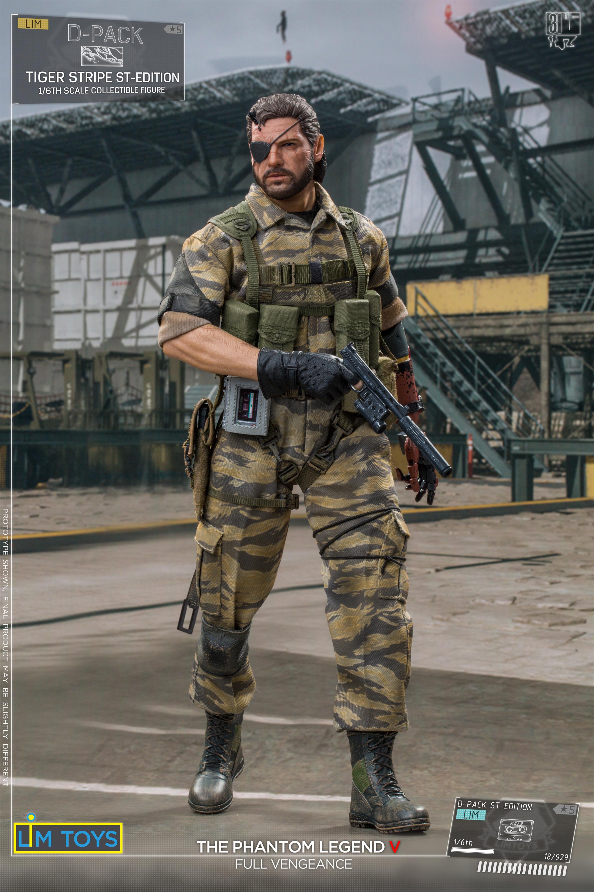 LIM TOYS 004 THE PHANTOM LEGEND V : FULL VENGEANCE - D-PACK 1/6 TIGER STRIPE ST-EDITION