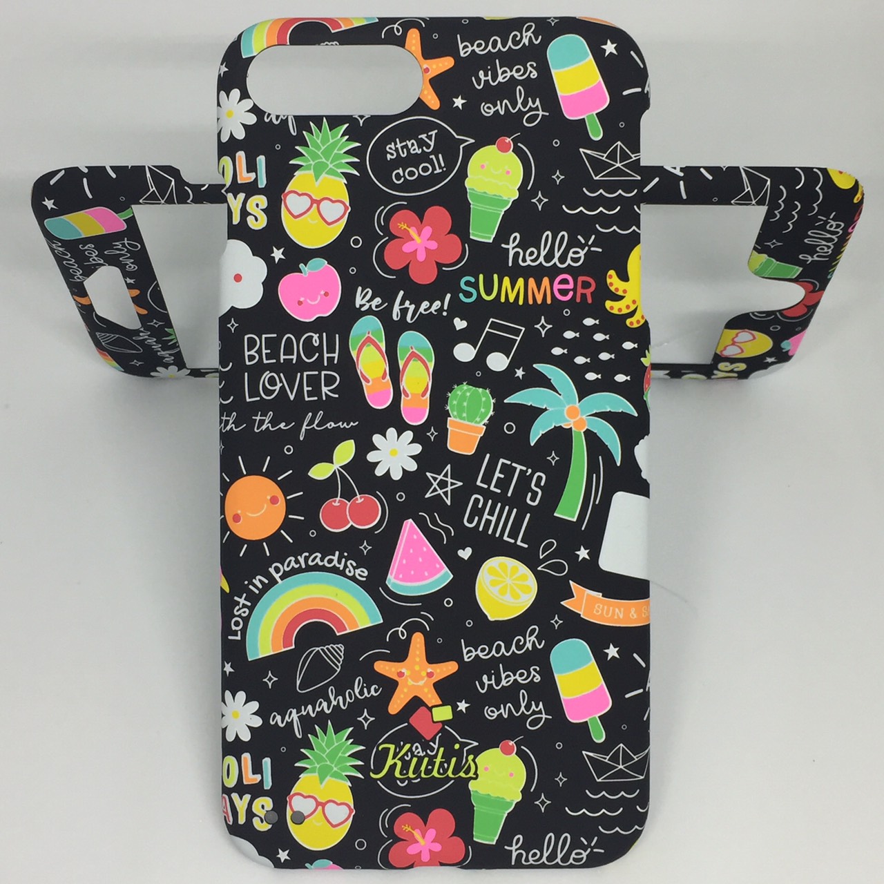 เคสคูทิส(Kutis)ไอโฟน7พลัส,8พลัส(ลายHello Summer)มาใหม่ เคสประกบหน้า-หลัง เคสเรืองแสง เคสลายวินเทจ ร้านSuperhero Klongthom
