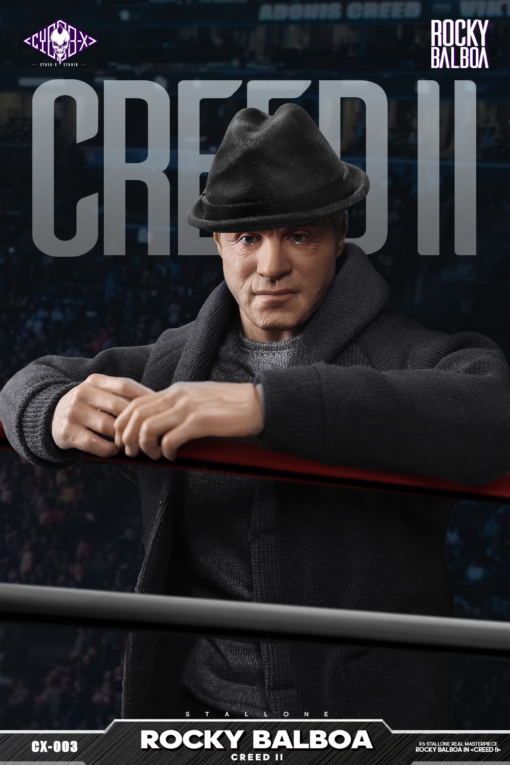CYBER-X STUDIO CX-003 1/6 CREED II - ROCKY BALBOA (STALLONE)
