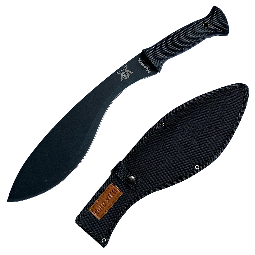 มีดใบตาย มีดกุรข่า COLD STEEL Conqueror Kukri Machete ขนาด 17.3 นิ้ว (44 ซม.) พร้อมซองไนล่อนร้อยเข็มขัดสำหรับเก็บมีด