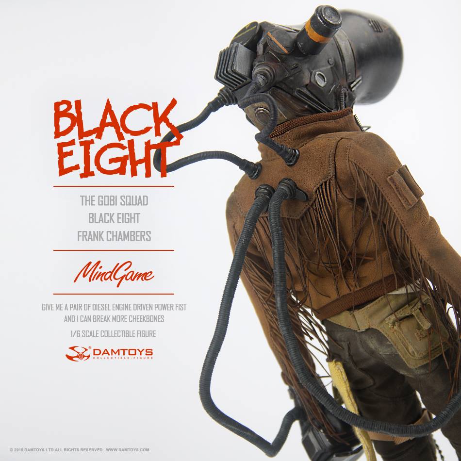 DAMTOYS MindGame Series ZP001 The Gobi Squad - Black Eight Frank Chambers