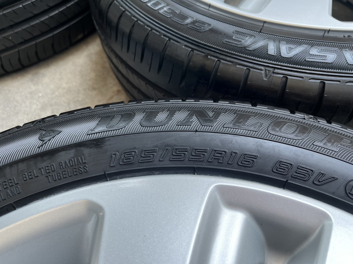 ✨ล้อแม็ก✨Suzuki Swift ขอบ 16 พร้อมยางใหม่💯185-55-16 Dunlop♨️ปี 24♨️