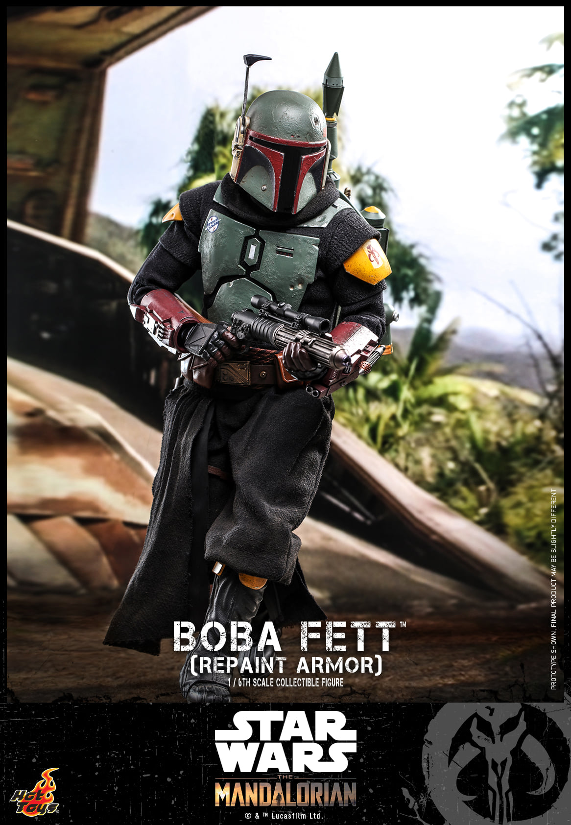 Hot Toys TMS055B 1/6 Star Wars: The Mandalorian™ - Boba Fett (Repaint Armor) Special Bonus