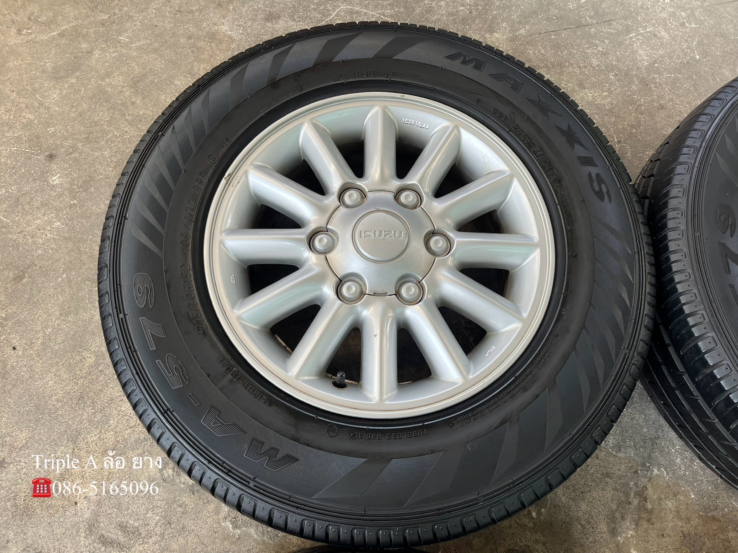 ✨ล้อแม็ก✨ISUZU D-Max ขอบ 15 แถมยาง 215-70-15 Maxxis ปี 21