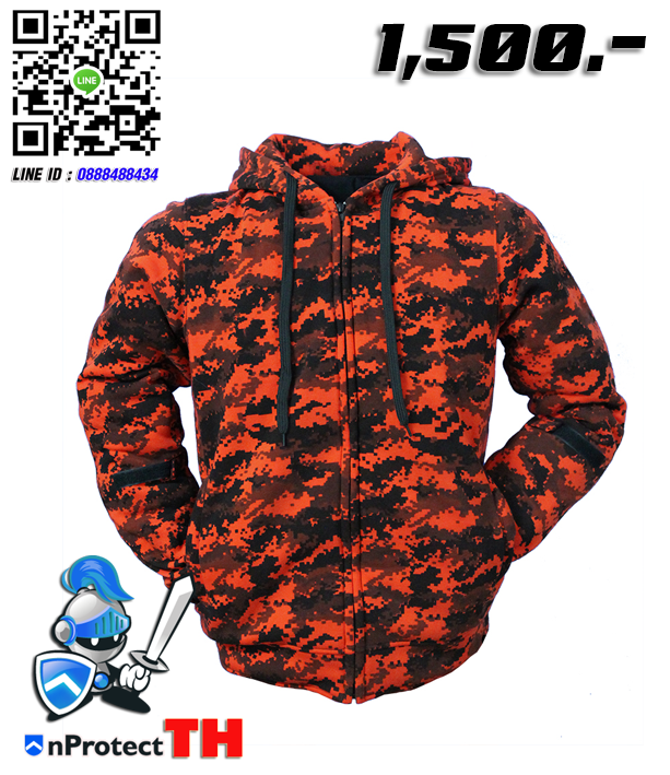 เสื้อฮู้ดการ์ดบิ๊กไบค์ HOOD35