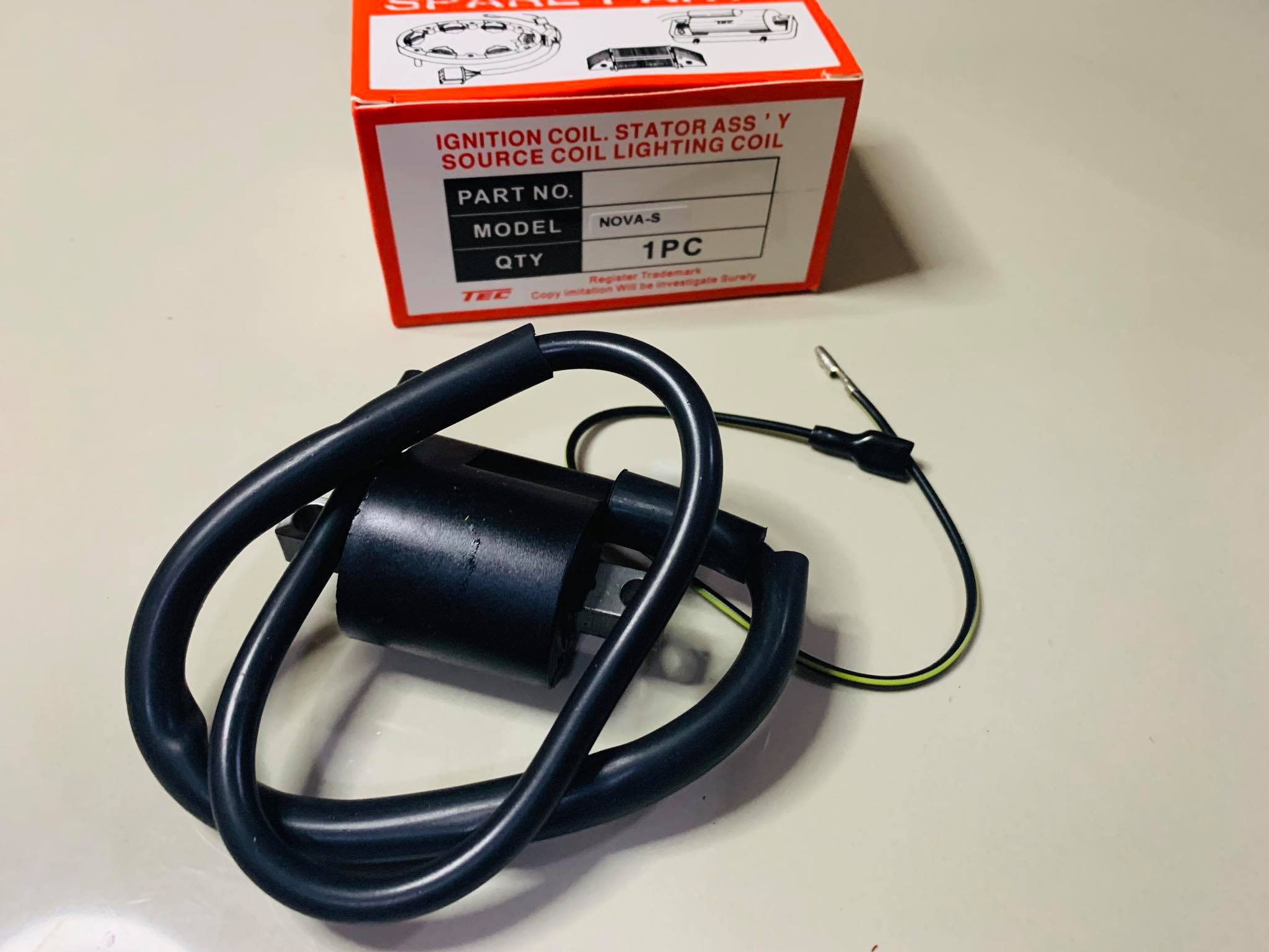 คอยล์ใต้ถังโนวา s nova s ตรงรุ่น