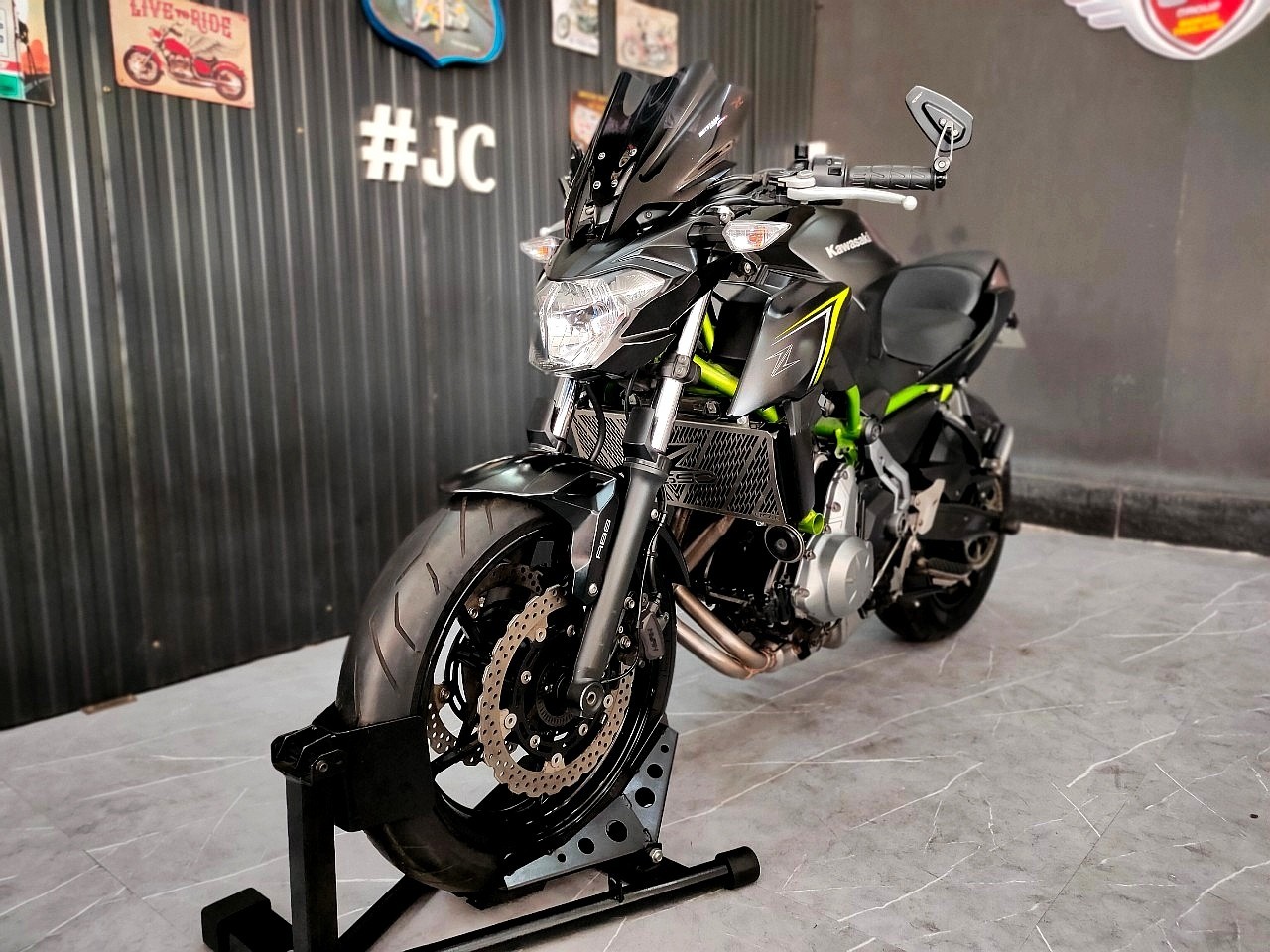 Z650abs ปี 2018 รถบ้านมือเดียวเกรด🅰️