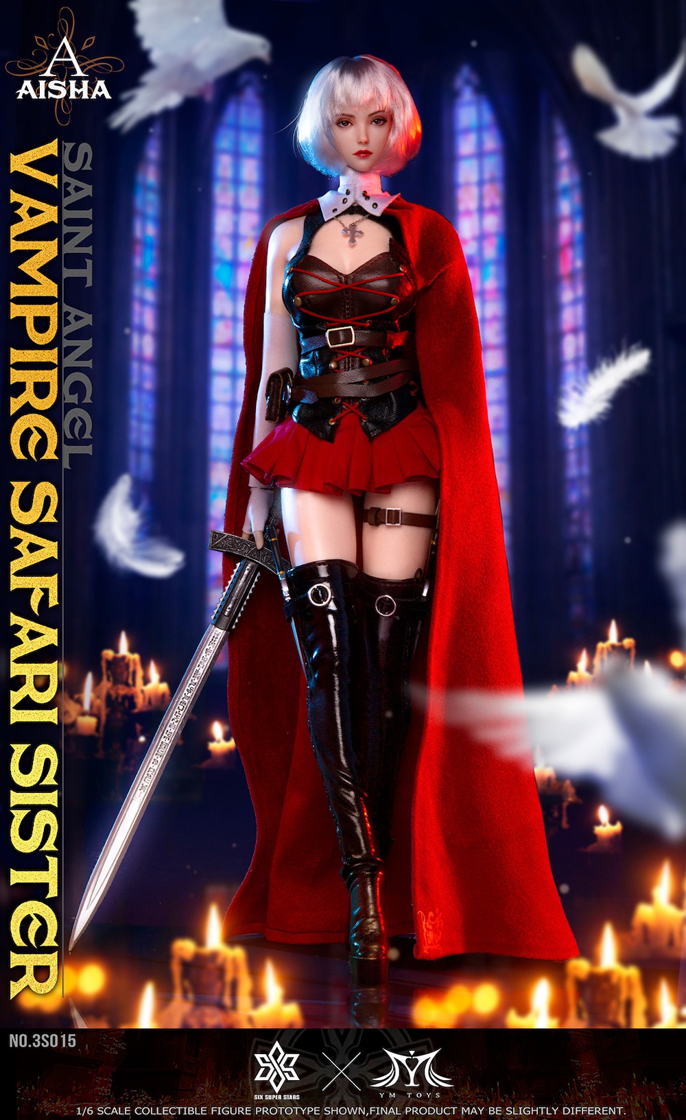 3STOYS 3S015 1/6 Vampire Safari Sister - Saint Angel