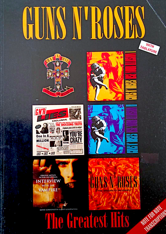 Guns N' Roses with Tablature The Greatest Hits Note for Note Transcriptions Musical note