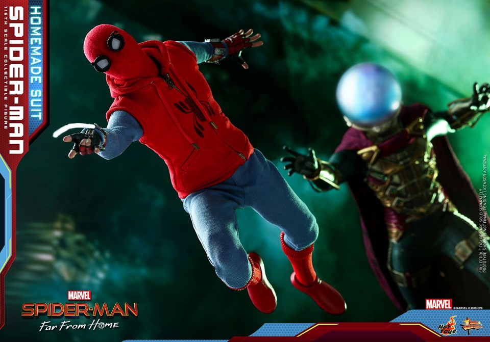 Hot Toys MMS552 SPIDER-MAN: FAR FROM HOME - SPIDER-MAN (HOMEMADE SUIT VERSION)