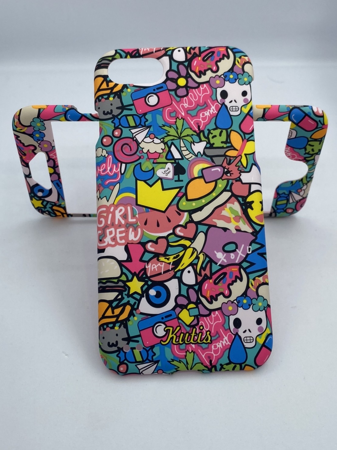 เคสคูทิส(Kutis)เคสไอโฟน7,8,SE2020(ลายStreet)มาใหม่ เคสประกบหน้า-หลัง เคสเรืองแสง เคสลายวินเทจ ร้านSuperhero Klongthom