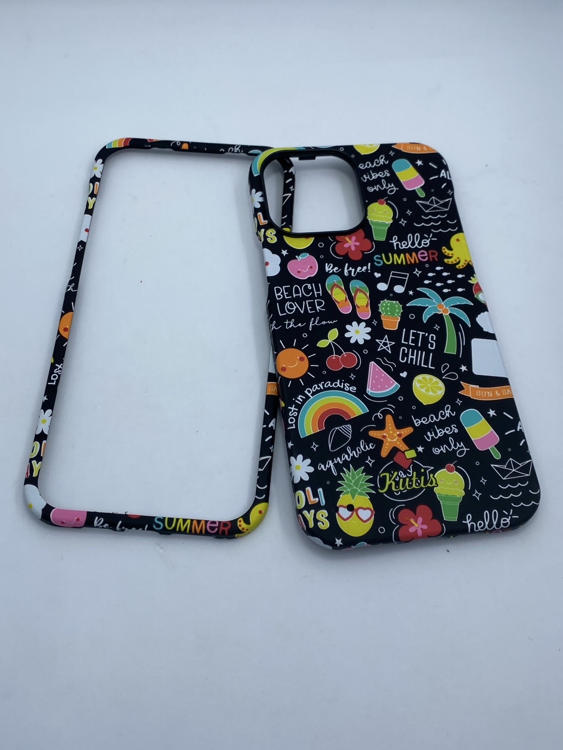 เคสคูทิส(Kutis)เคสไอโฟน13PROMAX(ลายHello Summer)มาใหม่ เคสประกบหน้า-หลัง เคสเรืองแสง เคสลายวินเทจ ร้านSuperhero Klongthom