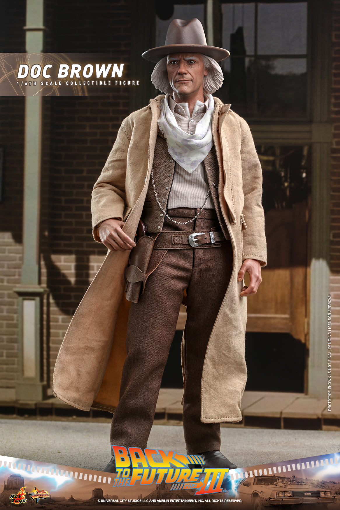 Hot Toys MMS617 1/6 Back to the Future Part III - Doc Brown