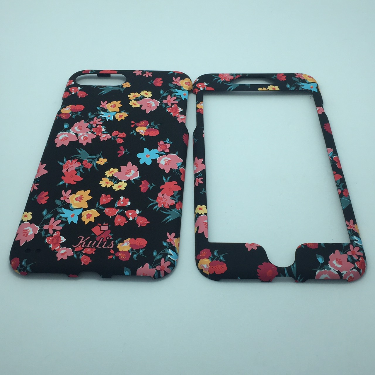 เคสคูทิส(Kutis)เคสไอโฟน7พลัส,8พลัส(ลายดอกไม้หลากสี)มาใหม่ เคสประกบหน้า-หลัง เคสเรืองแสง เคสลายวินเทจ ร้านSuperhero Klongthom