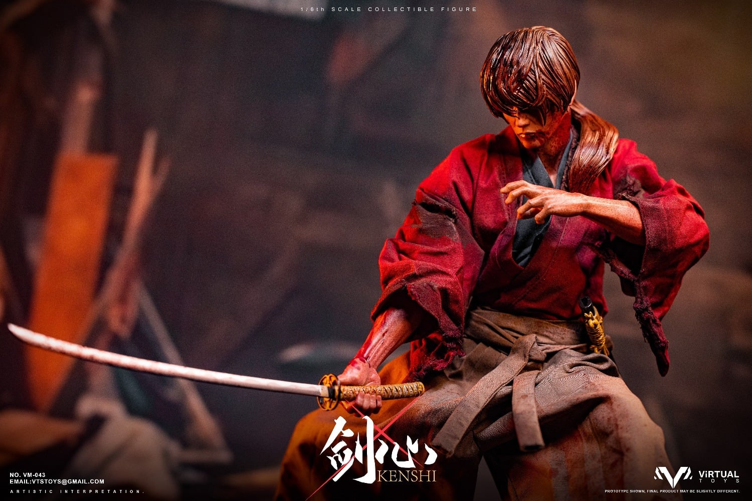 VTSTOYS VM-043B 1/6 KENSHI (Final Battle Ver.)