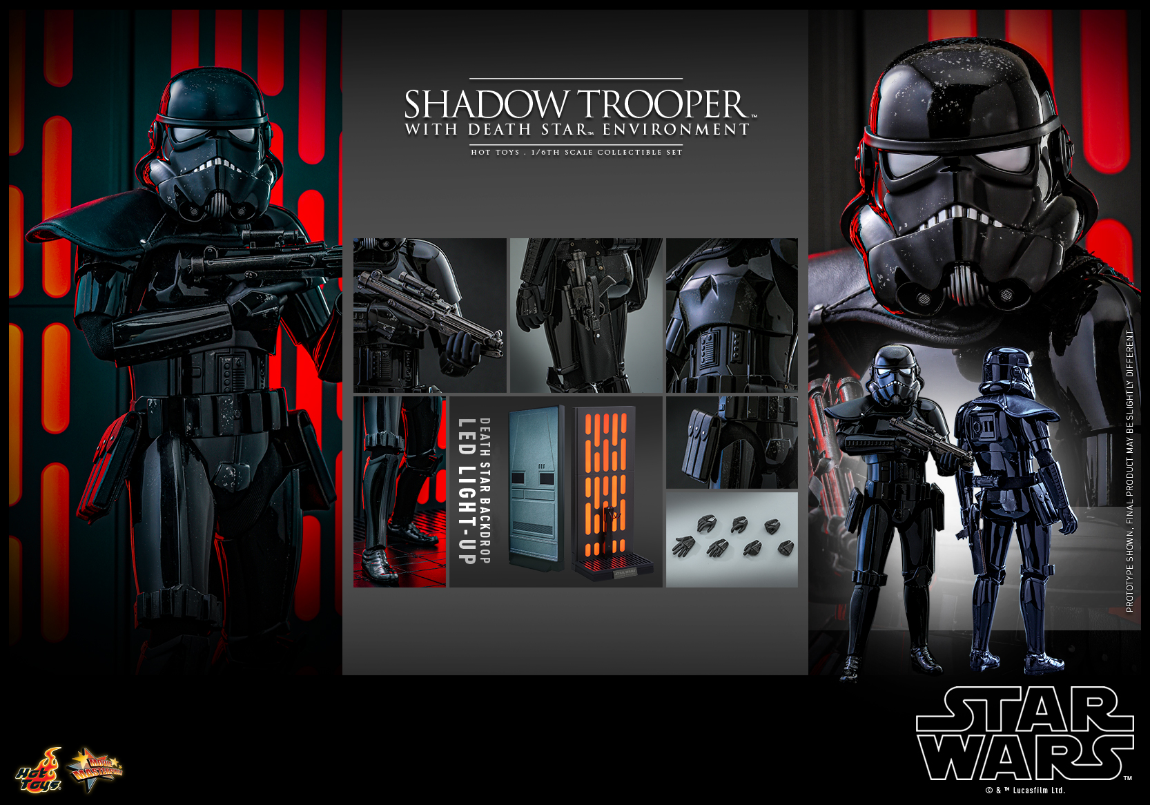 Hot Toys MMS737 Star Wars™ - Shadow Trooper™ with Death Star™ Environment