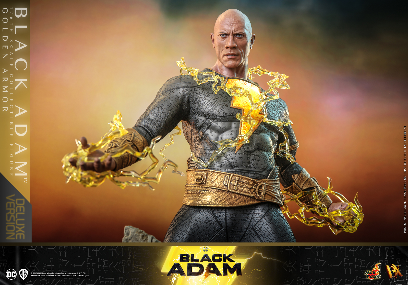 Hot Toys DX31 1/6 Black Adam - Black Adam [Golden Armor] (Deluxe Version)