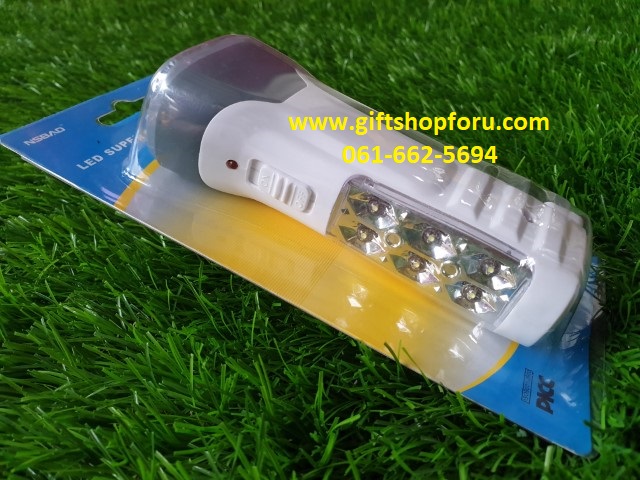 ของชำร่วยงานศพ ไฟฉายชาร์ทไฟบ้าน หลอดไฟ 2ด้าน