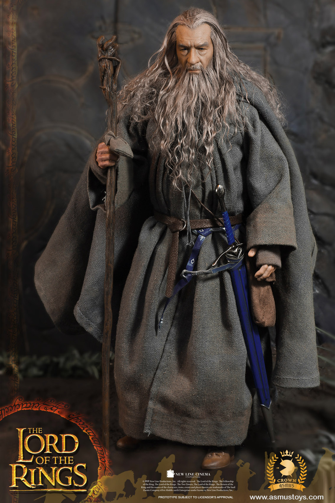 ASMUS TOYS CRW001 1/6 GANDALF THE CROWN SERIES : GANDLAF THE GREY