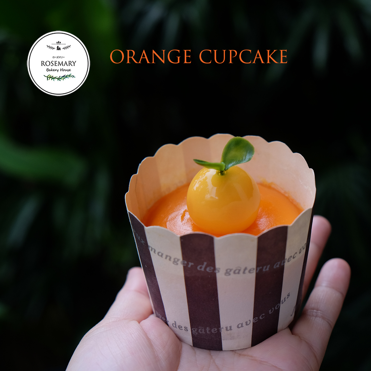 🍊 คัพเค้กส้ม🍊 (แบบใส่ถ้วยคัพเค้ก) Mandarine Orange Cupcake (ราคาต่อชิ้น)