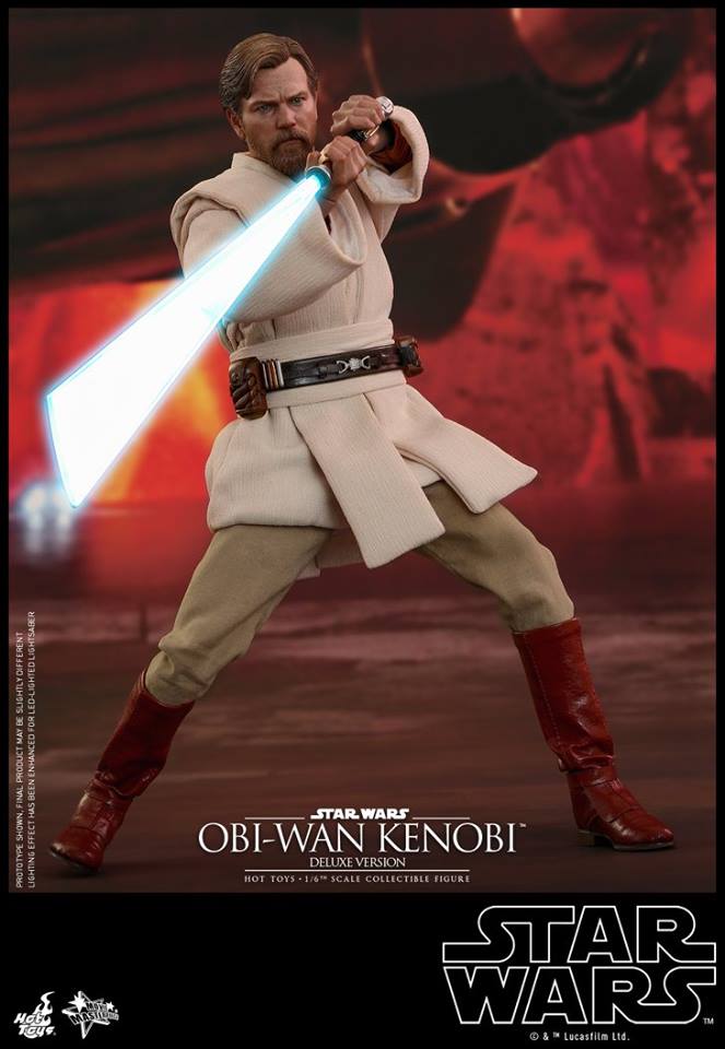 Hot Toys MMS478 STAR WARS: EPISODE III REVENGE OF THE SITH - OBI-WAN KENOBI (DELUXE VERSION)