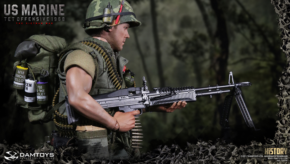 DAMTOYS 78038 HISTORY SERIES 16 U.S.MARINE (TET OFFENSIVE,1968) - VIETNAM WAR