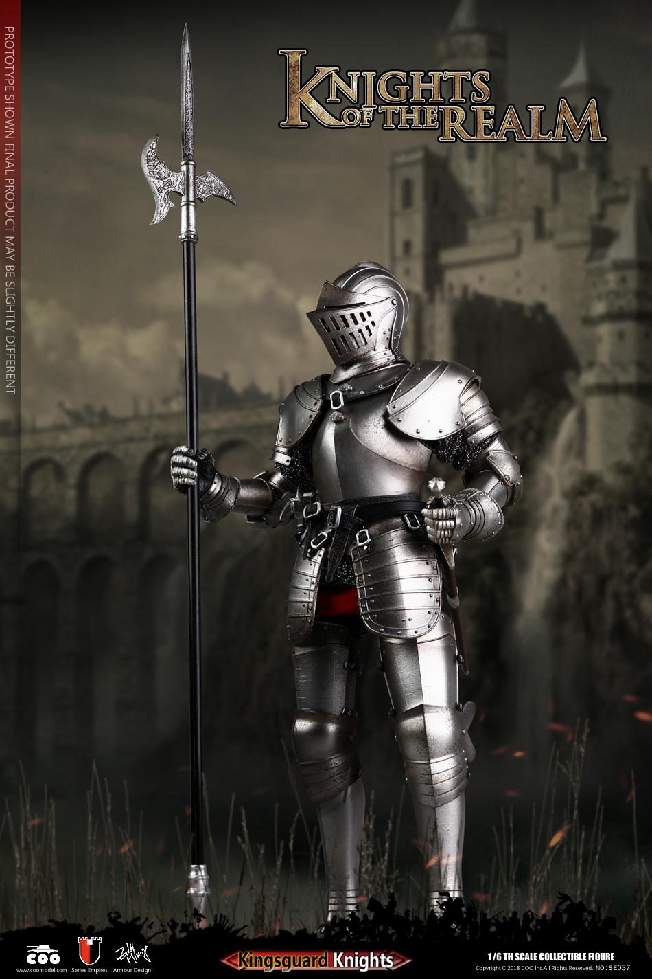 COOMODEL SE036 SE037 DIE-CAST ALLOY 1/6 SERIES OF EMPIRES - KNIGHTS OF THE REALM