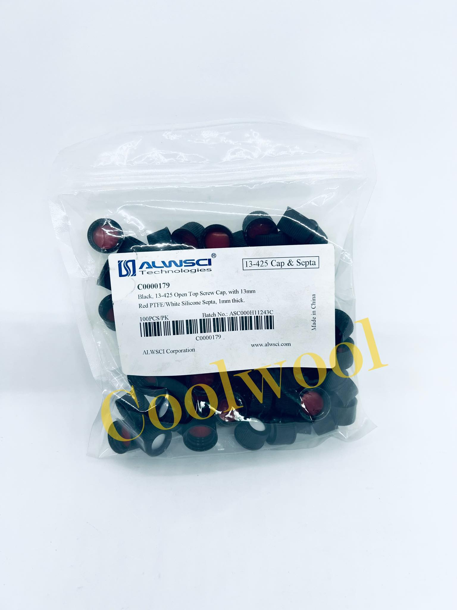 13-425 ฝาเกลียวปิดขวดvial ขนาด 13 mm (100ชิ้น/แพ็ค)