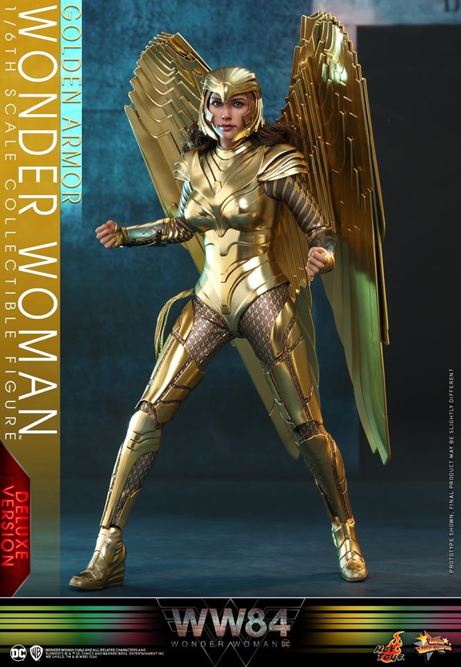 Hot Toys MMS578 1/6 Wonder Woman 1984 - Golden Armor Wonder Woman (Deluxe Version)