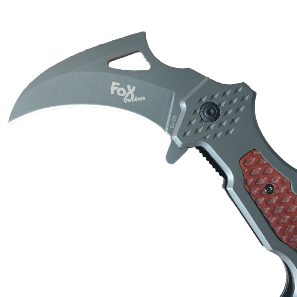มีดพับ มีดคารัมบิต มีดพก Fox Outdoor Karambit Knife DA106