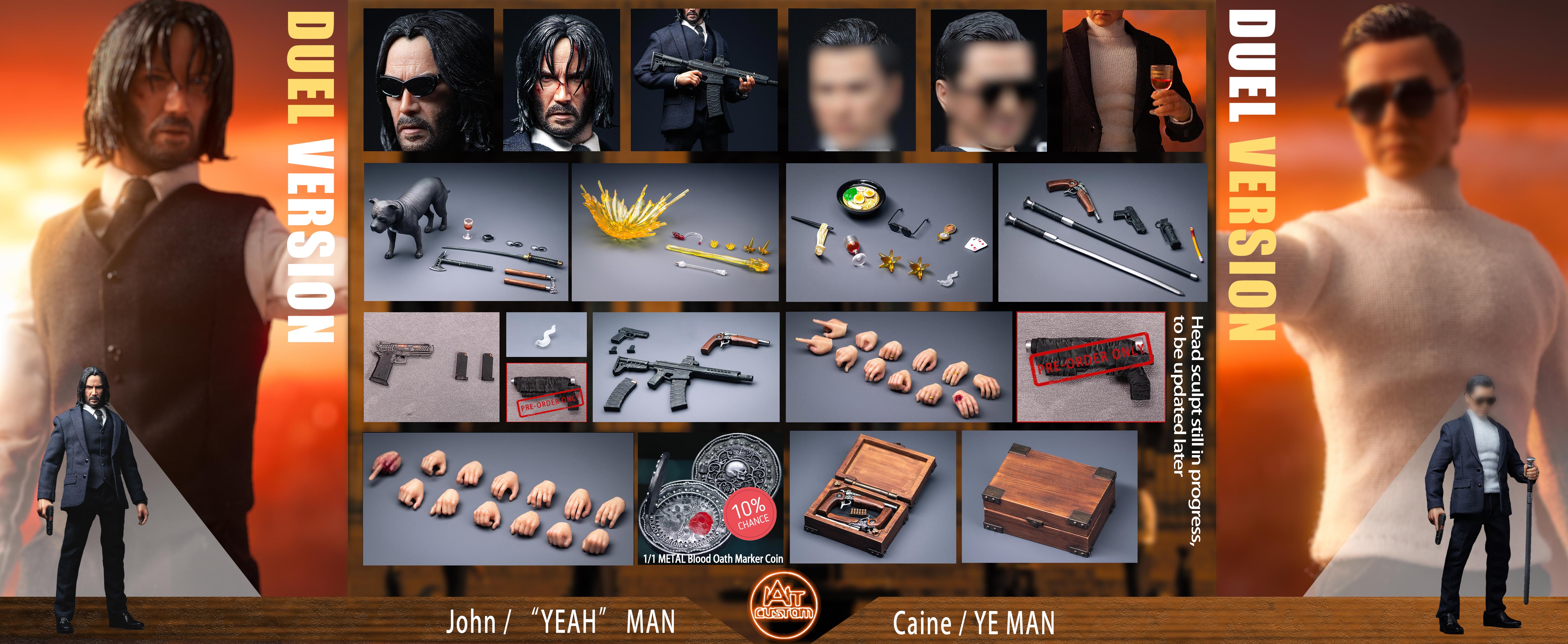 AT Custom AC-Duel 1/12 John "Yech" Man/Caine Ye Man (Duel Version)